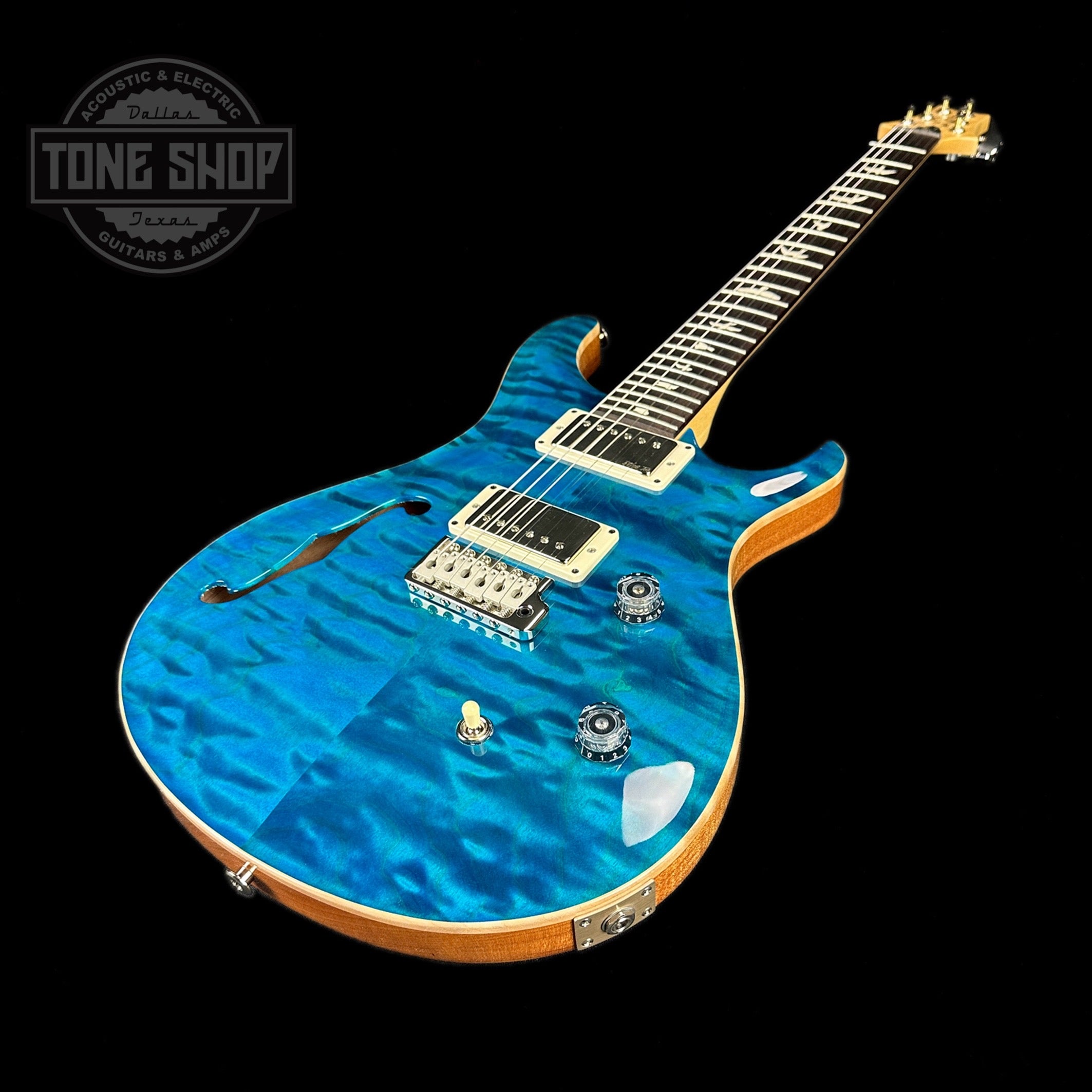 PRS Paul Reed Smith CE24 Semi-Hollow Quilt Blue Matteo w/bag