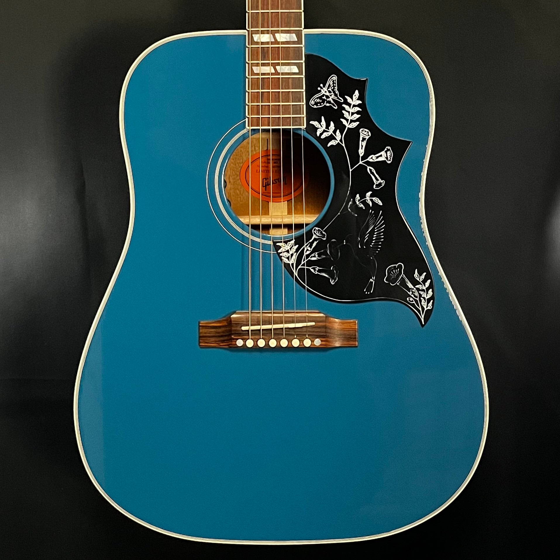 Used 2018 Gibson Hummingbird Limited Edition Big Sky Blue w/Case TFW163