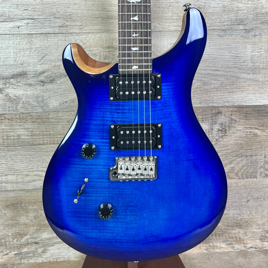 PRS Paul Reed Smith SE Custom 24 Left Hand Faded Blue Burst w/bag