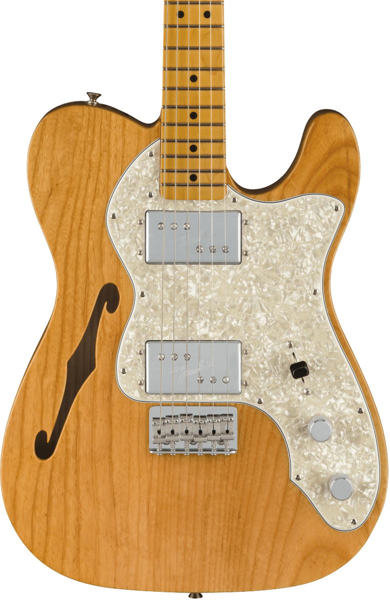 Fender American Vintage II 1972 Telecaster Thinline MP Aged Natural w/case