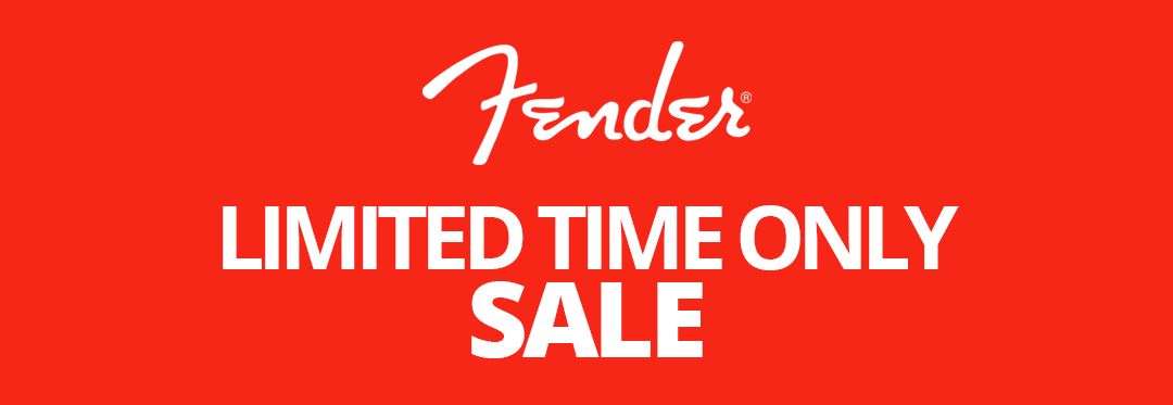 Limited Time Savings on select Fender products!