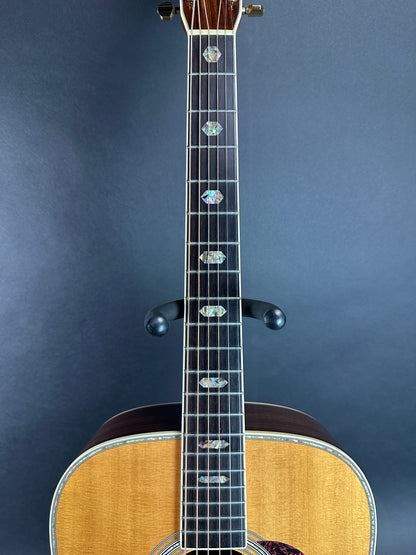 Fretboard of Used Martin D-41 Natural.