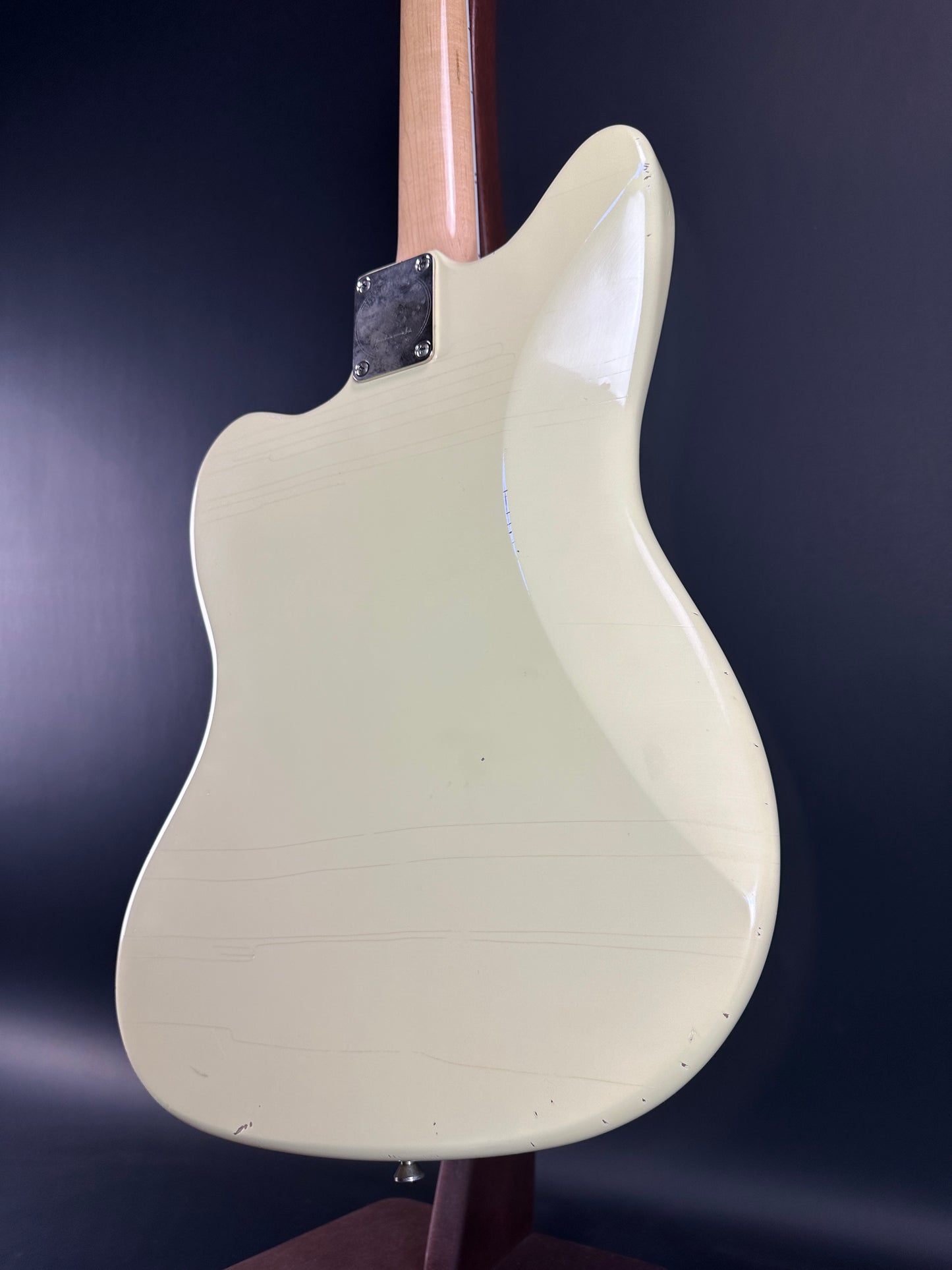 Back angle of Used RS Guitarworks Surfmaster 6-Speed White.