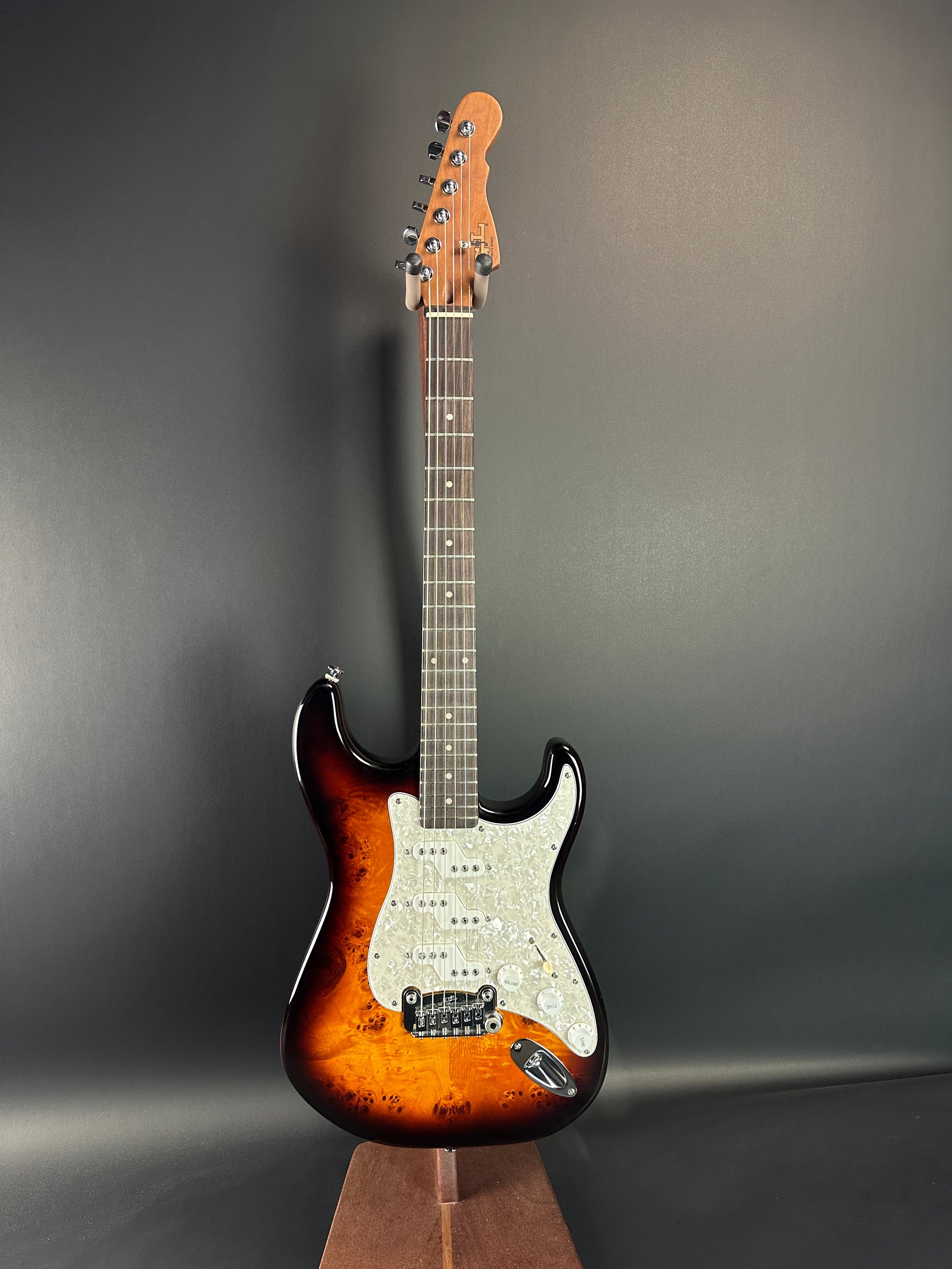 Full front of Used G&L Comanche Tribue Sunburst.