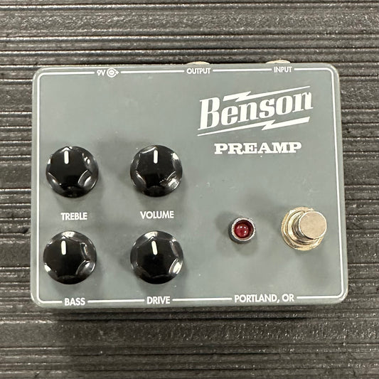 Top of Used Benson Preamp Pedal Gray TSS4109