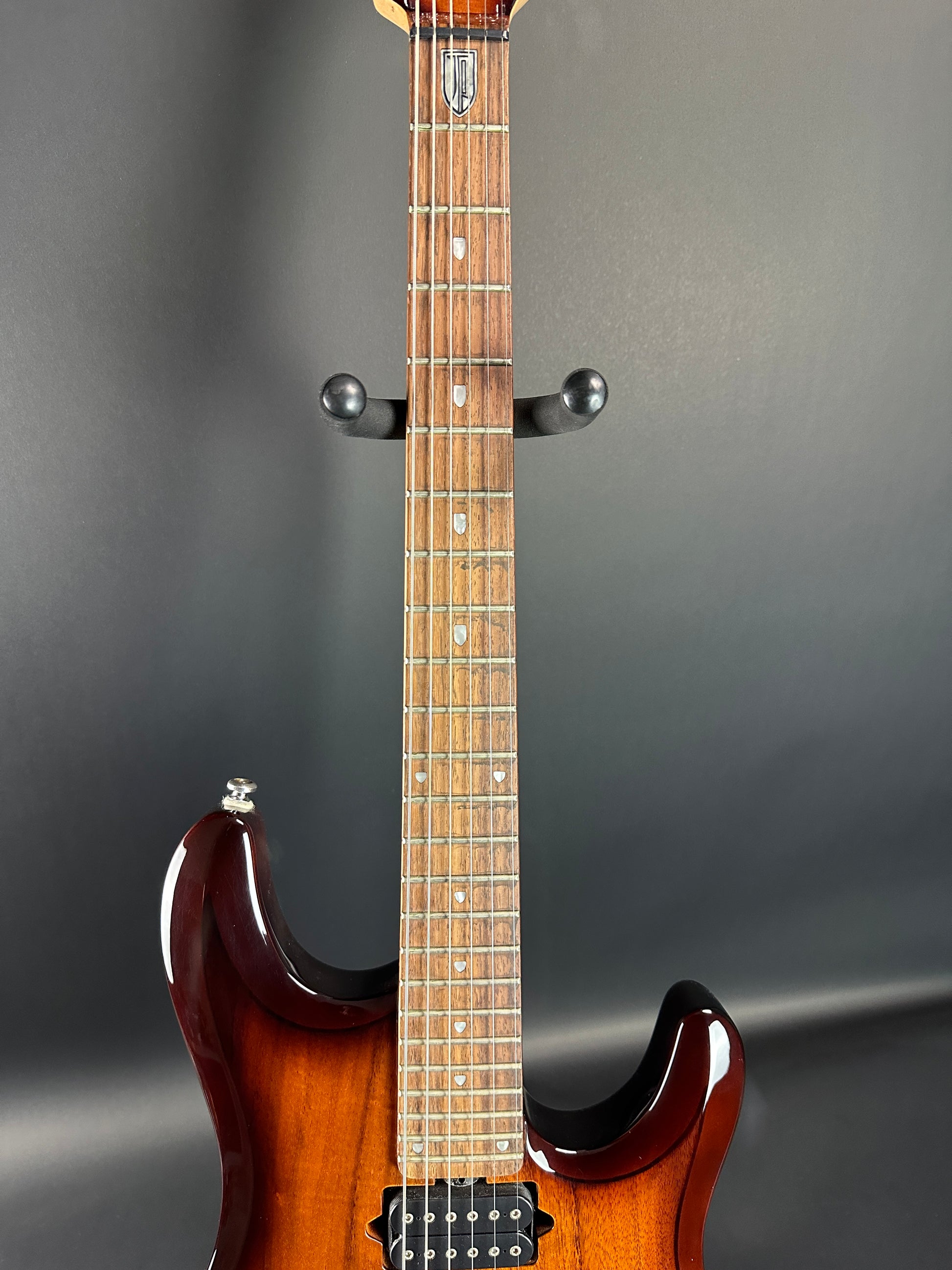 Fretboard of Used Sterling by MusicMan JP100D.