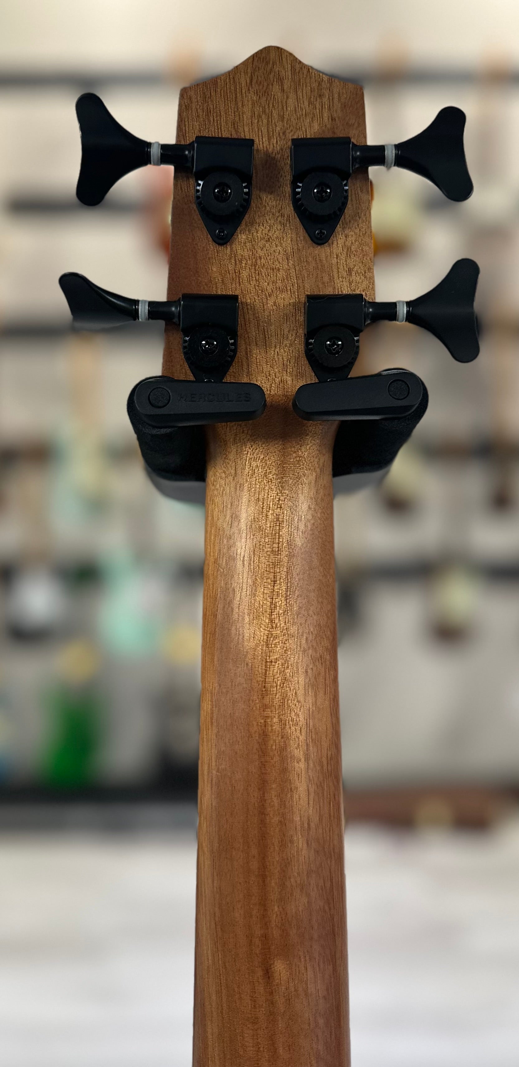 Back of headstock of Used Kala UBass Scout-FS w/bag TSS4232