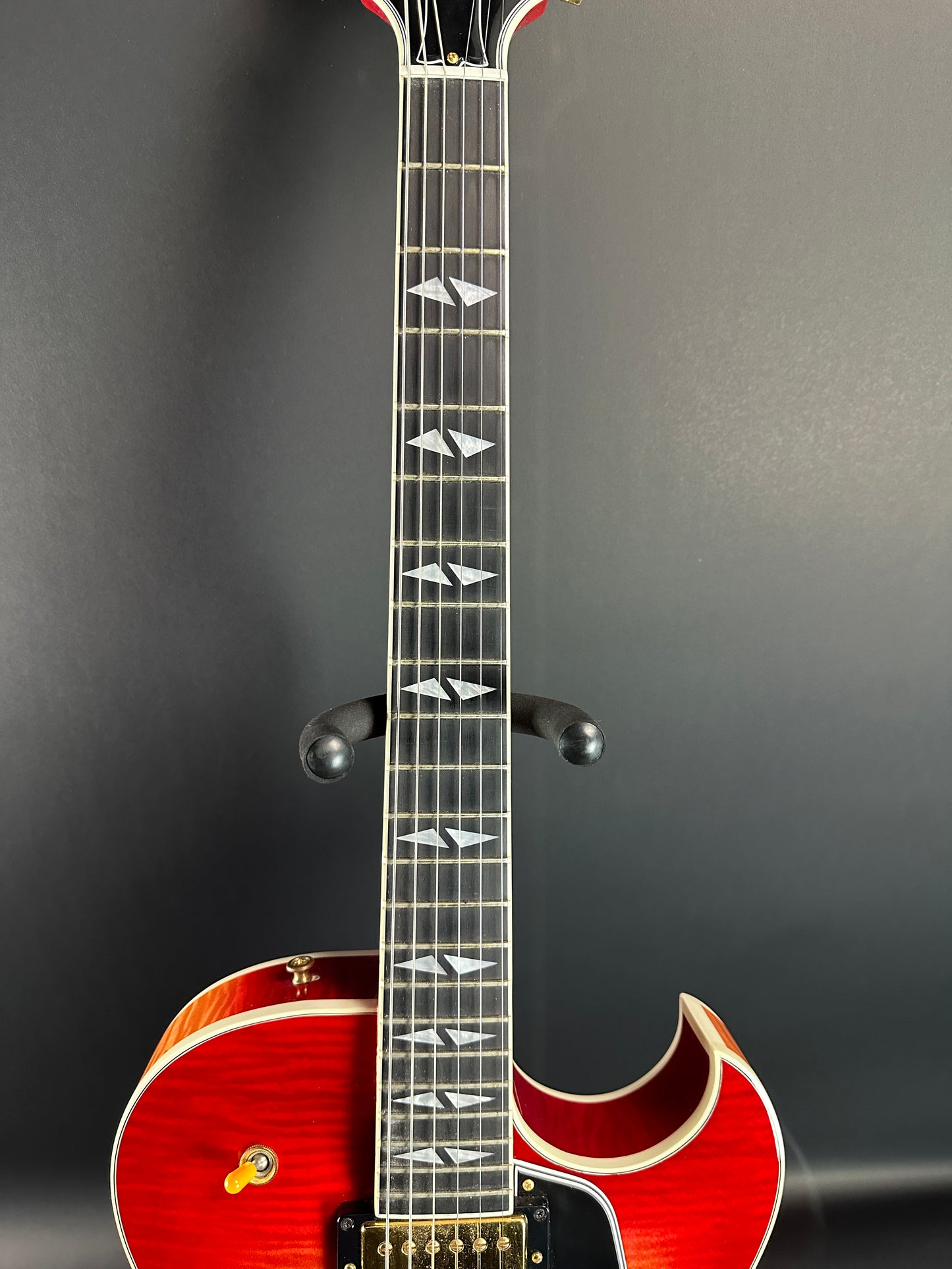 Fretboard of Used 2005 Gibson ES-137.