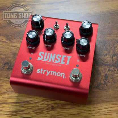 Top of Used Strymon Sunset Dual Overdrive.