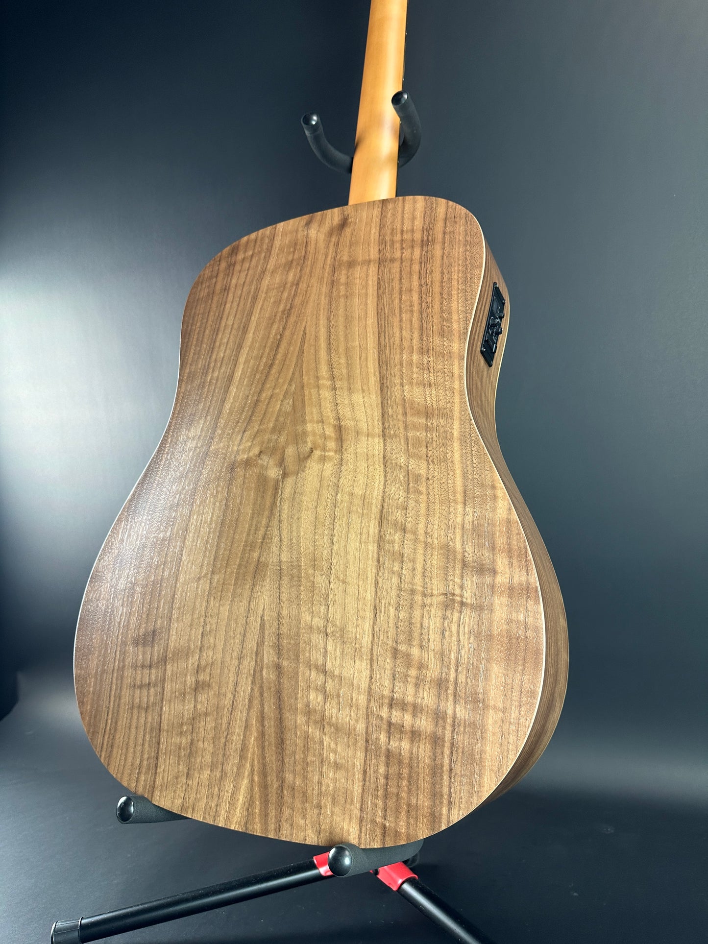 Back angle of Used Taylor BBTe Walnut.