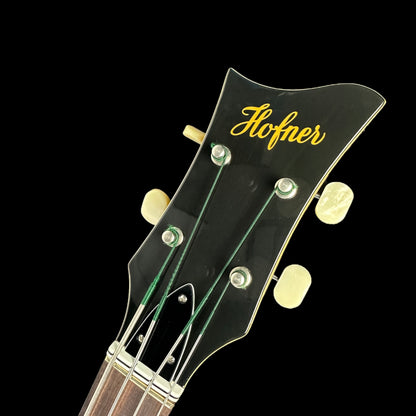 Front of headstock of Used Hofner 500/ Vintage 62.