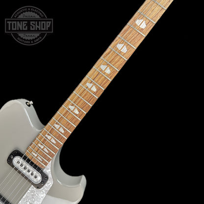 Fretboard of Powers Electric A-Type Crayon Gray PF42 Pearl Ebony Cool Hard Tail.