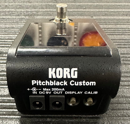 Back of Used Korg Pitchblack Tuner TSS4312