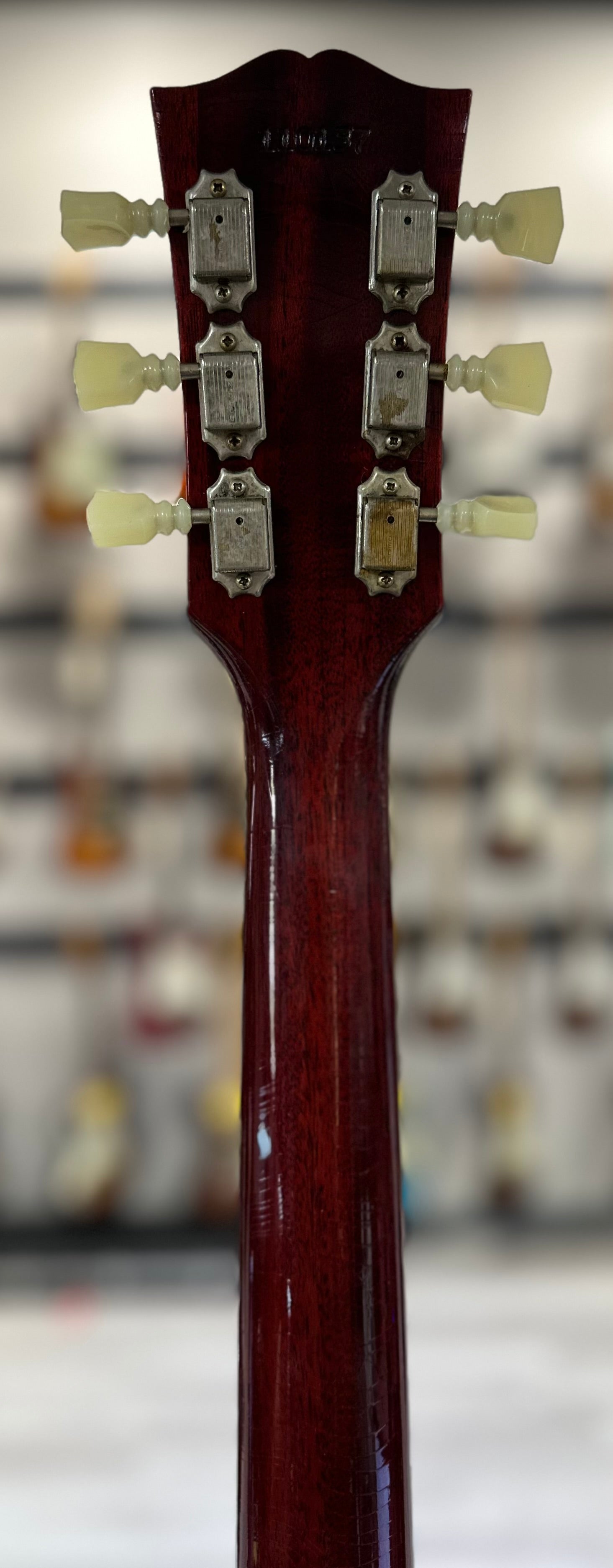 Back of neck of Used Gibson Custom Shop Murphy Lab ES-335 1964 Reissue Ultra Light w/case TSS4362