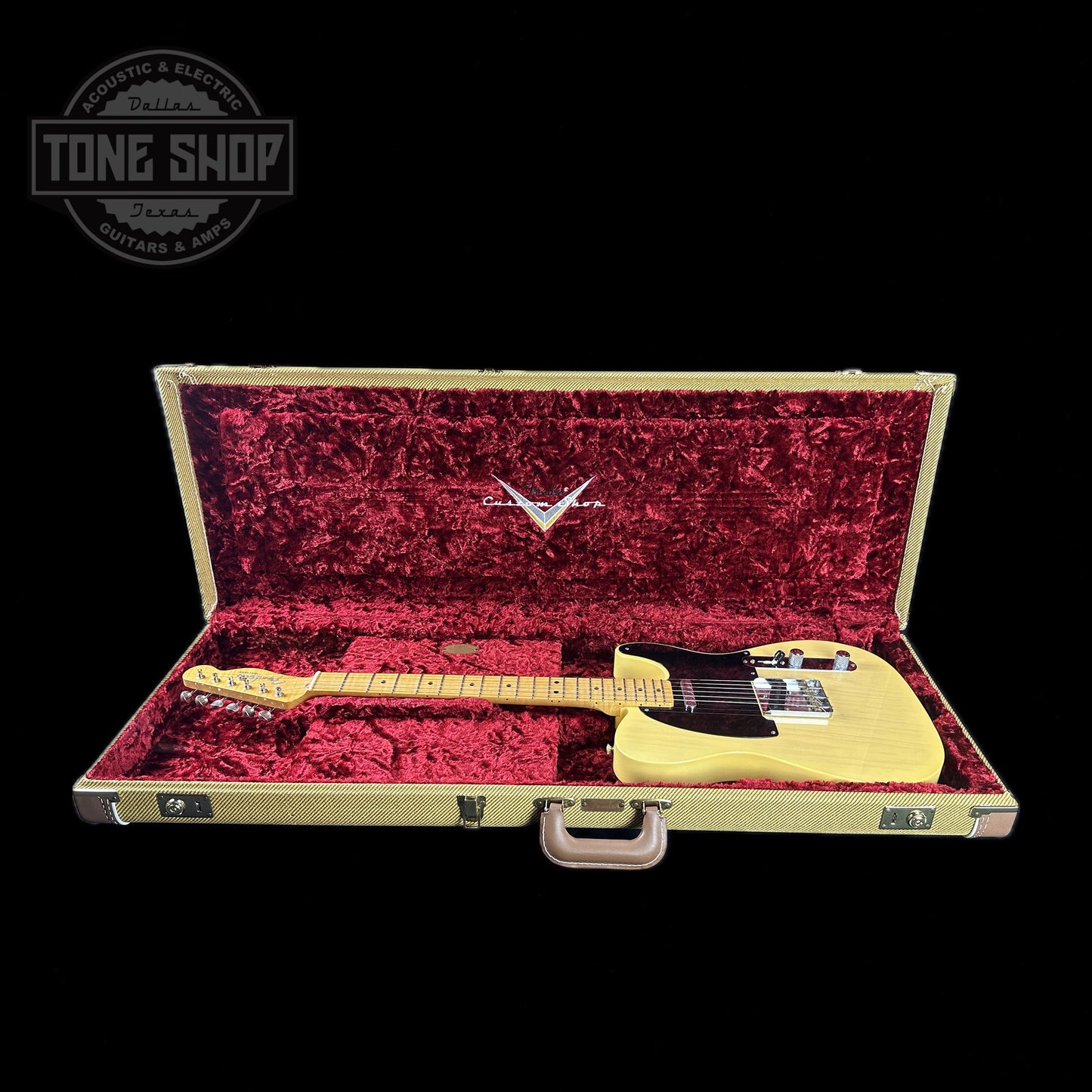 Used 2021 Fender Custom Shop '51 Tele Deluxe Closet Classic Nocaster Blonde in case.