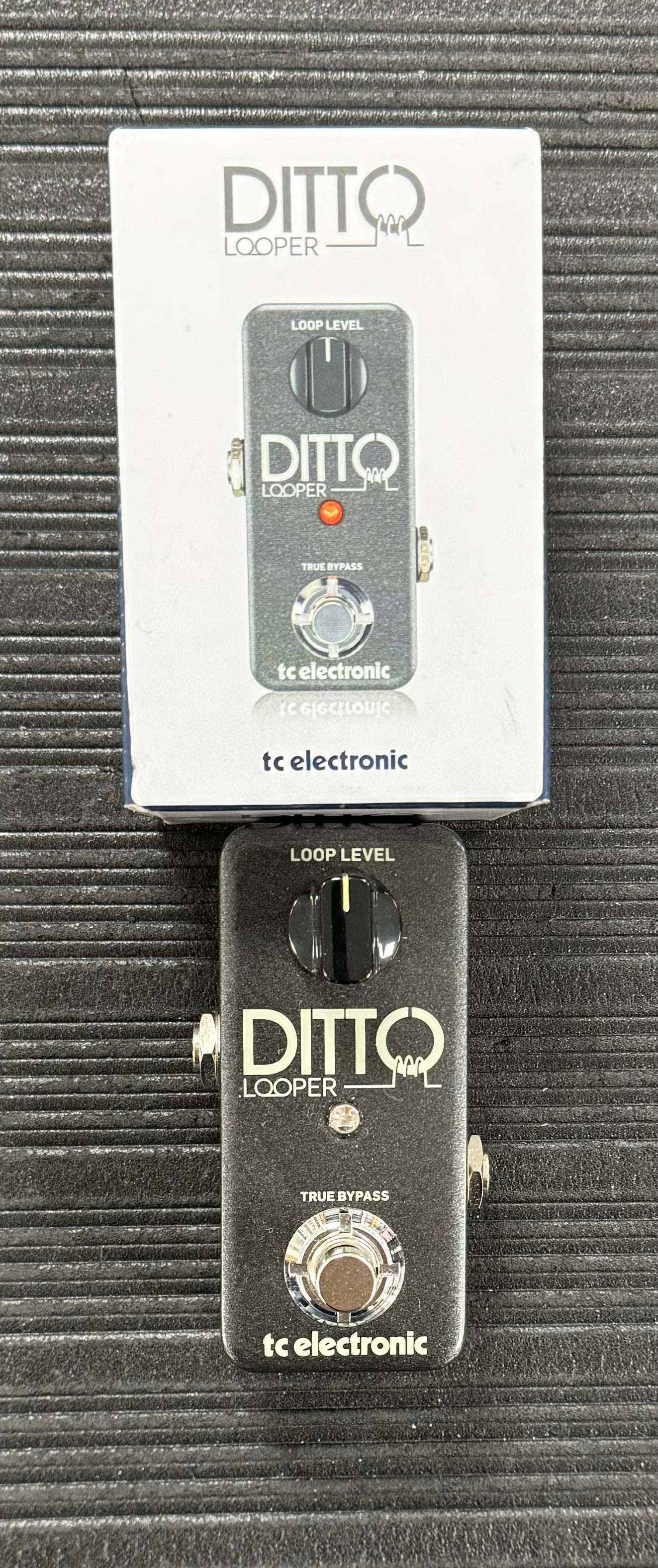 Top of with box of Used TC Electronic Ditto Looper w/box