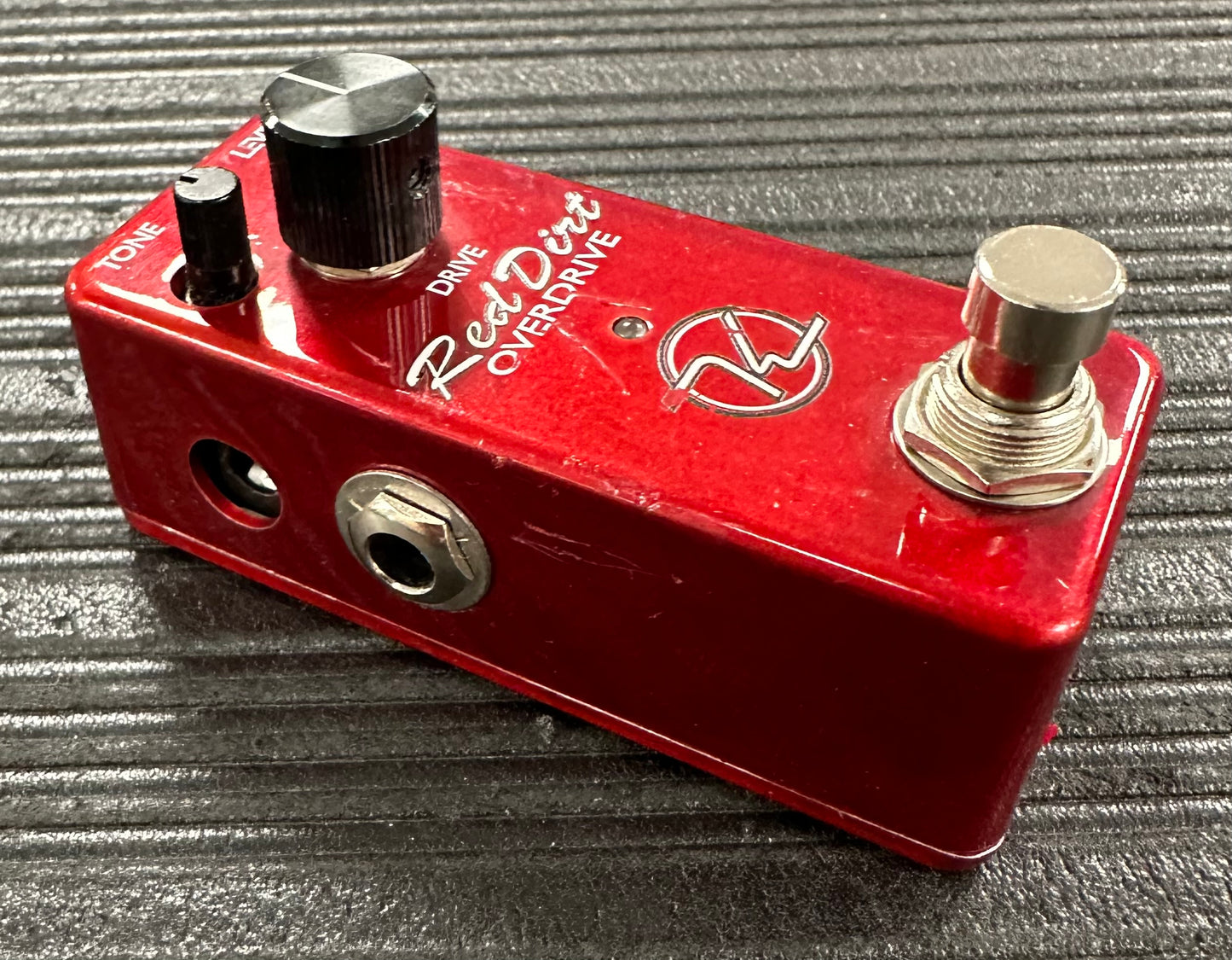 Side of Used Keeley Red Dirt Overdrive TSS4196