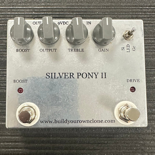 Top of Used Silver Pony II Overdrive/Boost TSS4213