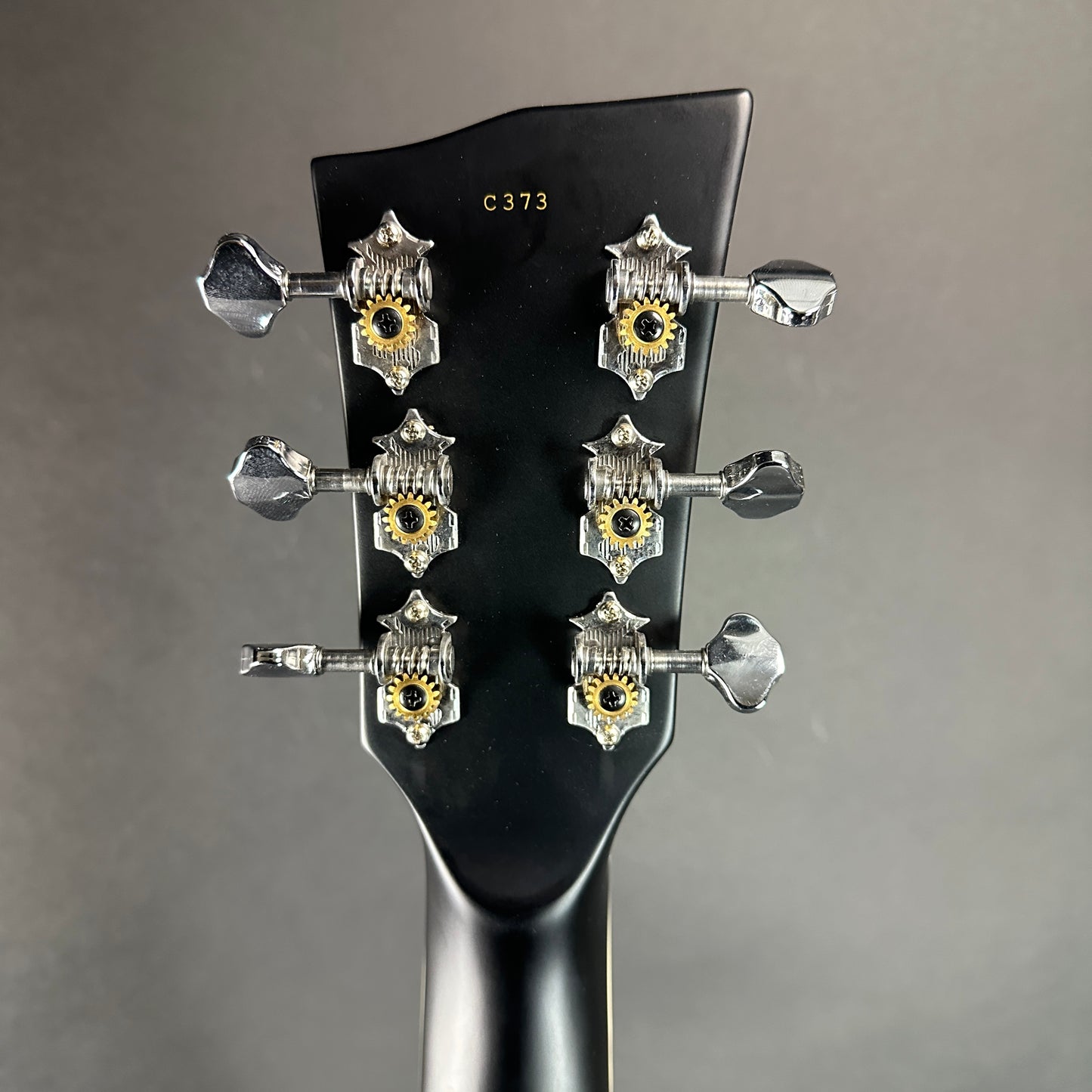 Back of headstock of Used Dunable Cyclops DE.