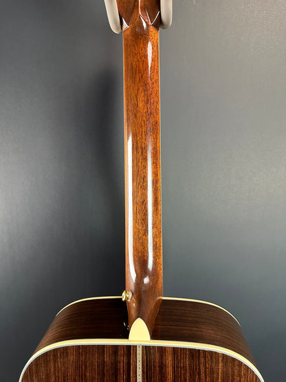 Back of neck of Used Martin J-40 Natural.