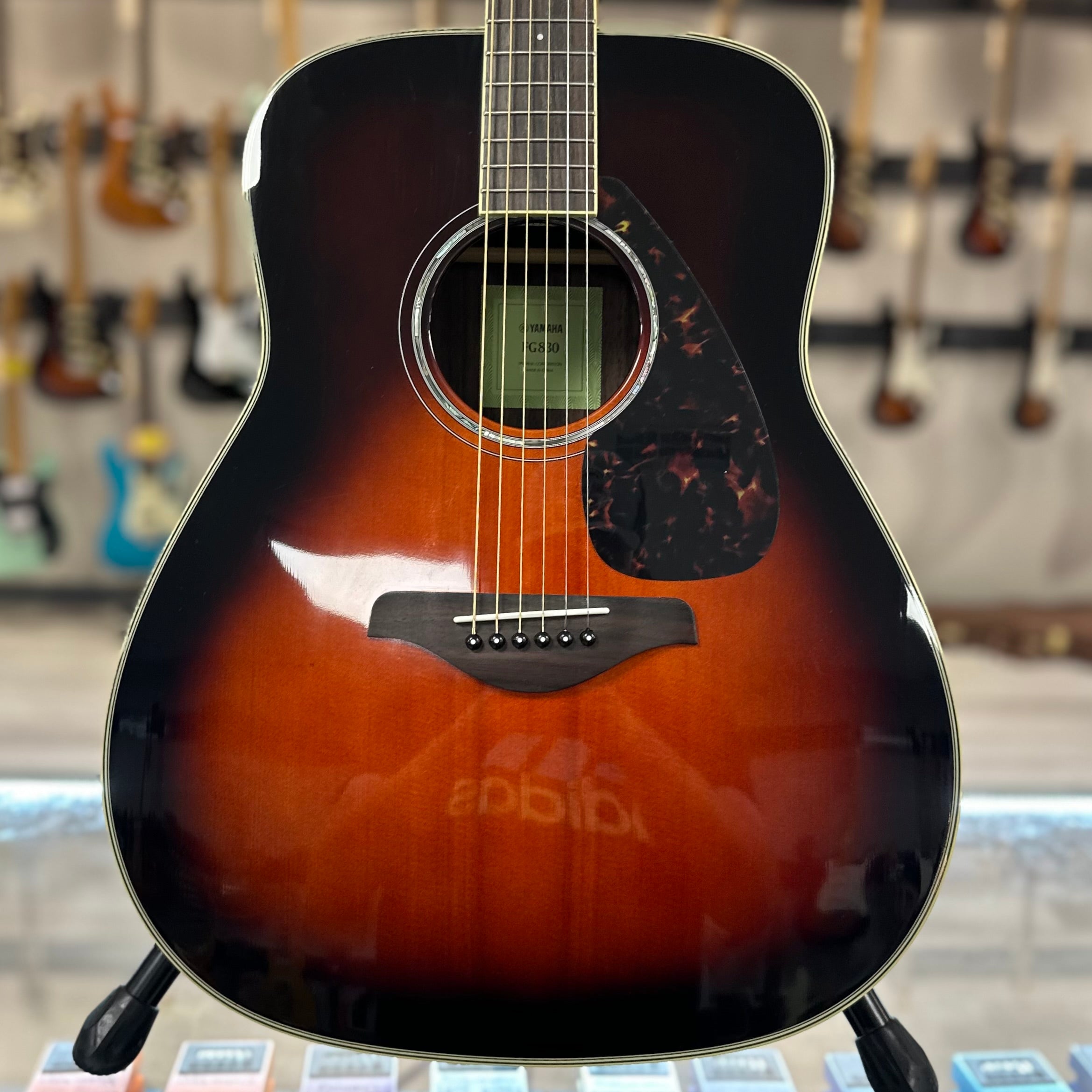 Used Yamaha FG-830 Tobacco Sunburst TSS4205 – Tone Shop Guitars