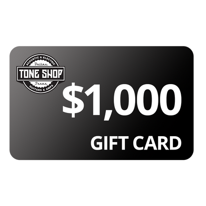 Tone Shop Guitars Gift Cards