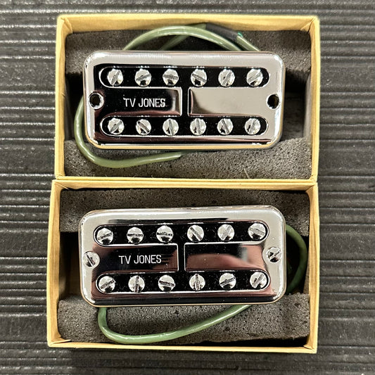 Top of Used TV Jones Classic Bridge & Neck Filterton Pickup Set w/boxes TSS4220