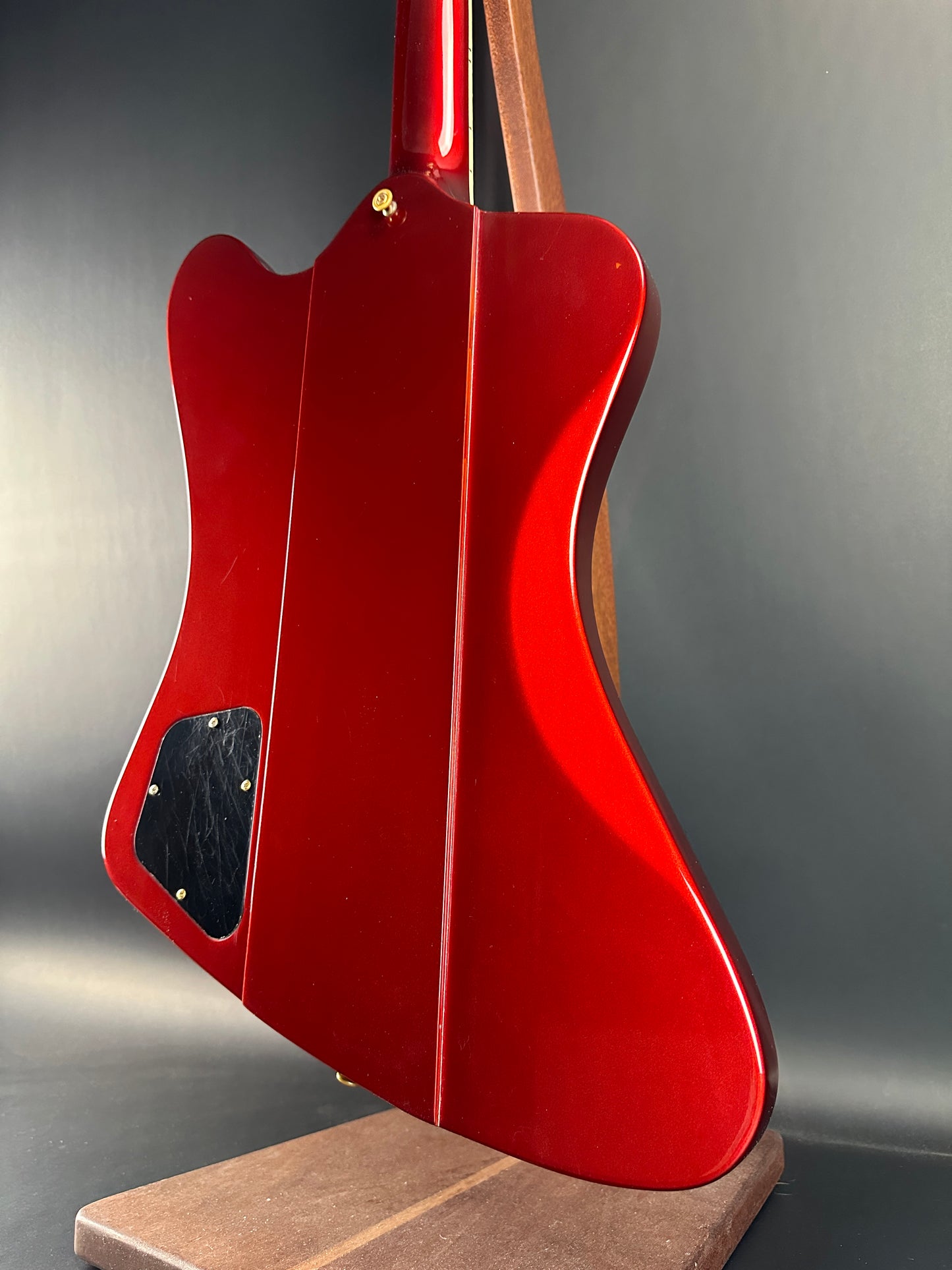 Back angle of Used 2006 Gibson Firebird VII Red Metallic.