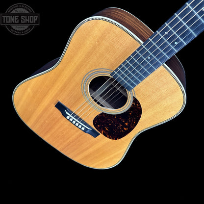 Front angle of Used Martin HD-28V.