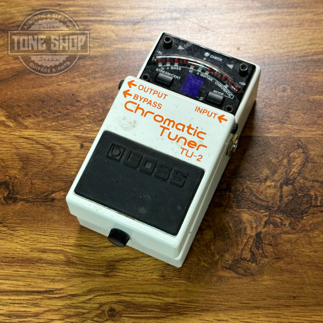 Top of Used Boss TU-2 Chromatic Tuner.