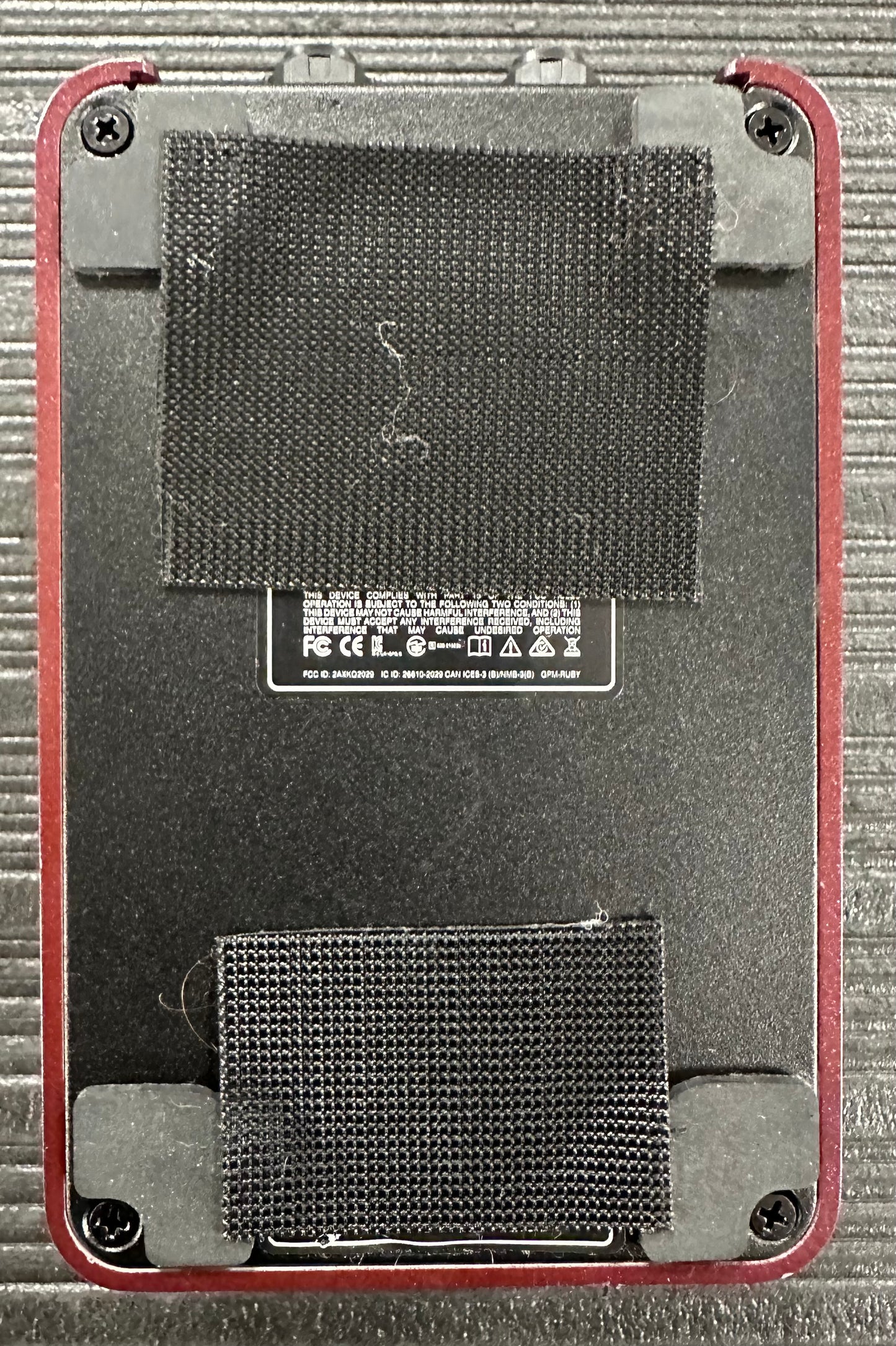 Bottom of Used Universal Audio Ruby 63 Top Boost Amp Pedal TSS4178