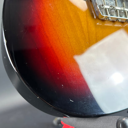 Wear on bottom edge of Used Fender Classic Series '72 Telecaster Custom 3-Color Sunburst.