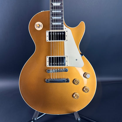 Front of Used Gibson Les Paul Standard 50s Gold Top.