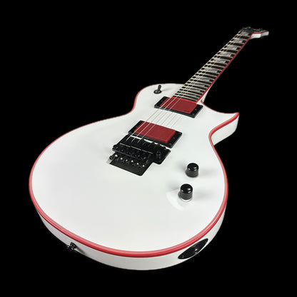 Front angle of Used ESP LTD LGH-600 Gary Holt White.