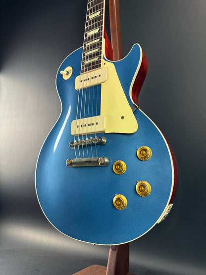 Used 2024 Gibson Custom Shop M2M 1956 Reissue Chambered Les Paul VOS Pelham Blue w/case TSU19136