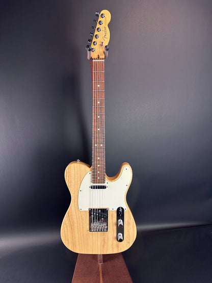 Full front of Used Fender American Standard Tele RW Natural.