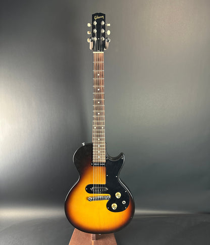 Full front of Used Gibson Melody Maker Sunburst.