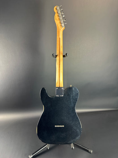 Full back of Used Fender Brad Paisley Esquire Black Sparkle.