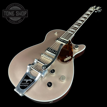 Front angle of Used Gretsch G6128T Players DS Sahara Mist.