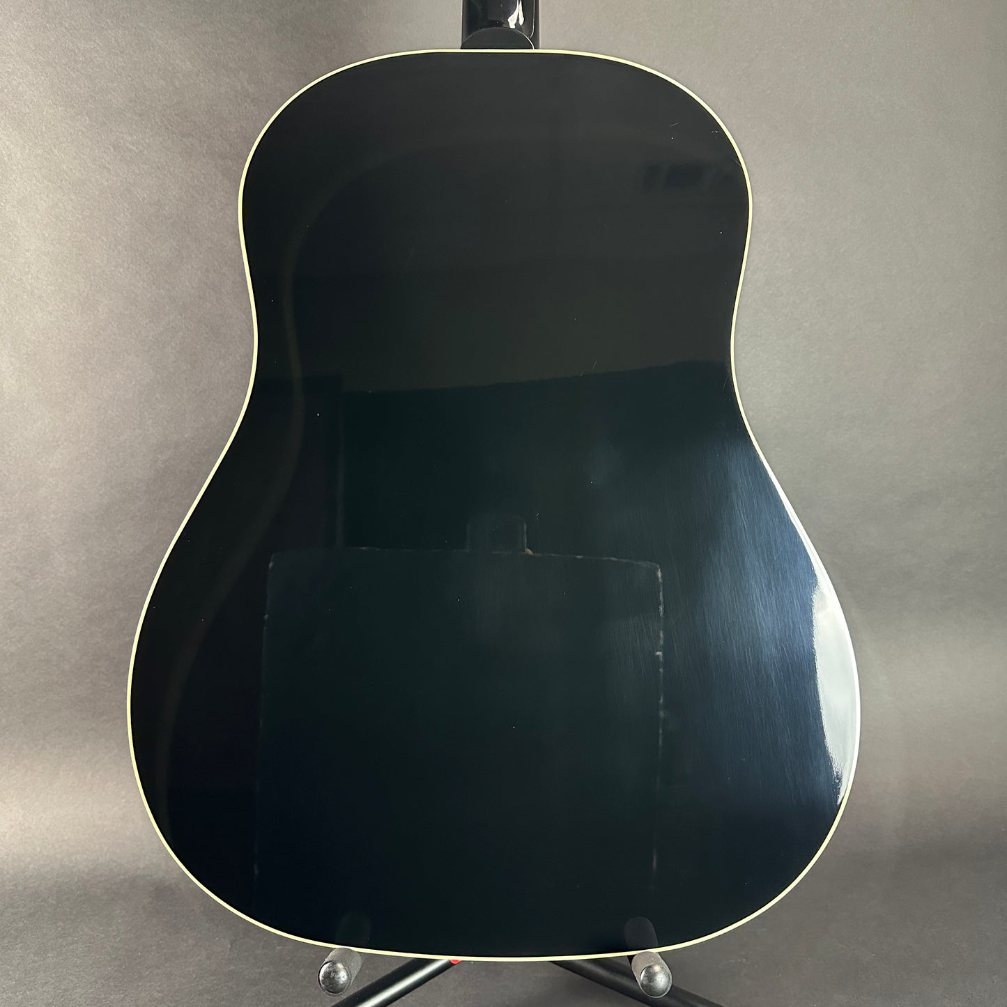 Back of Used Gibson Custom Shop M2M J-45 Long Scale Ebony.