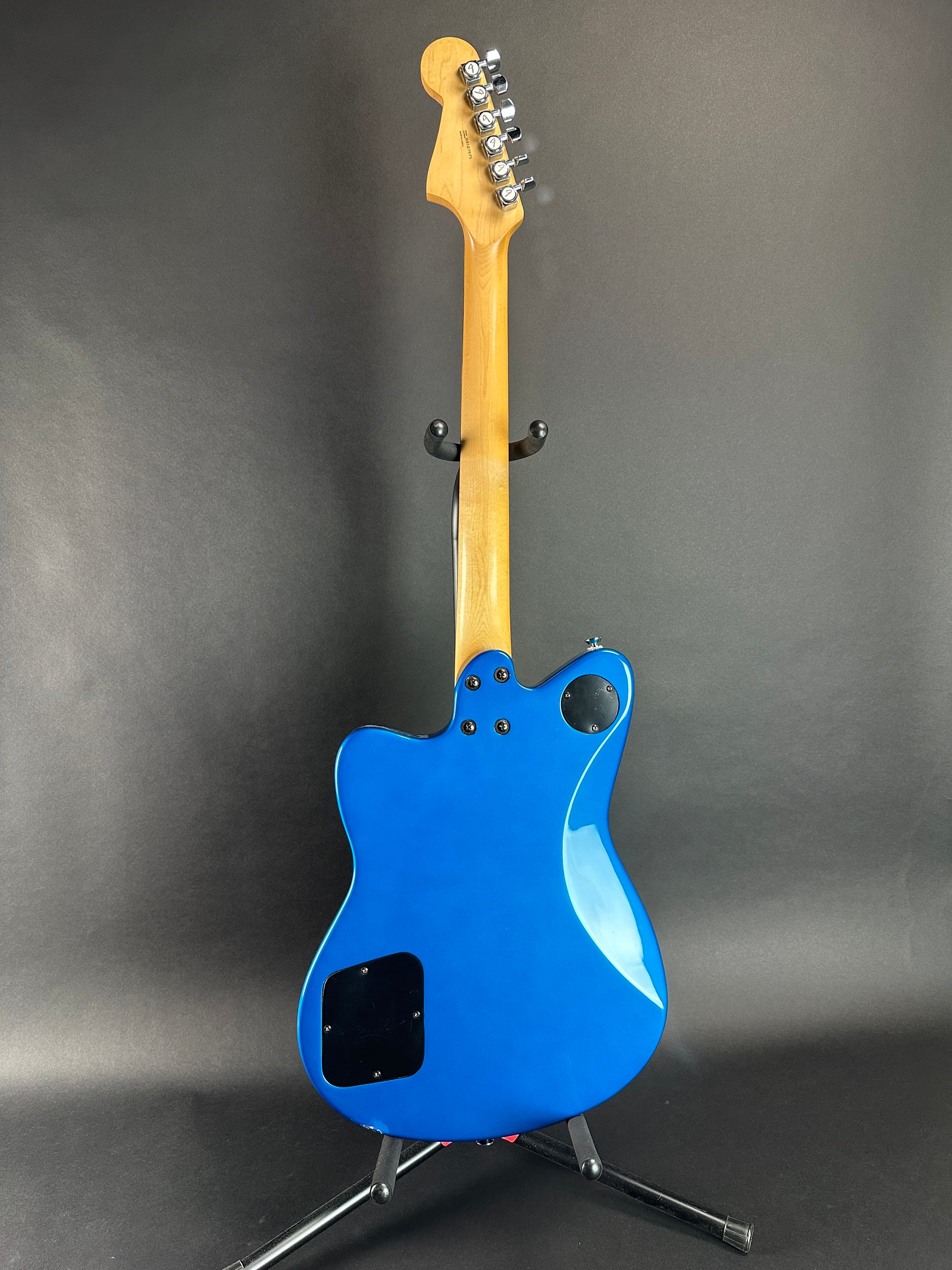 Full back of Used Fender Tornado GT HH Blue.