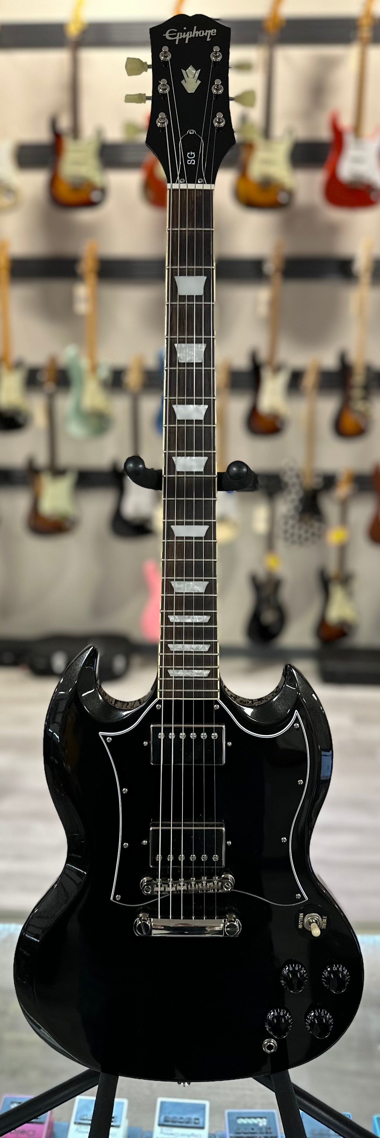 Full front of Used Epiphone SG