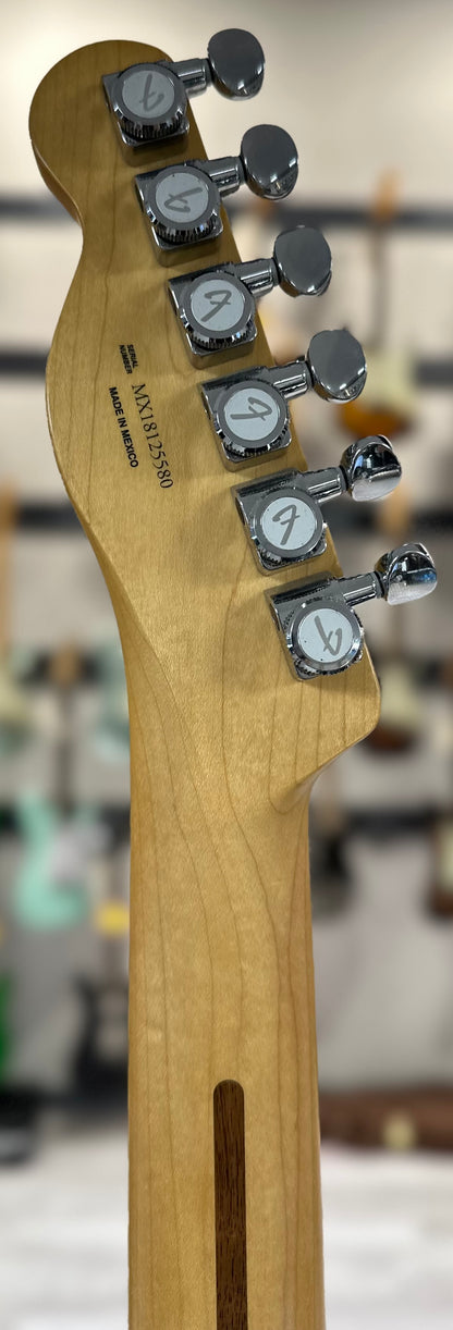 Back of headstock of Used 2018 Fender Deluxe Nashville Telecaster White Blonde TSS4242