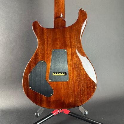 Back of Used PRS Wood Library DGT David Grissom Quilt Top Livingston Lemondrop Brazilian RW.