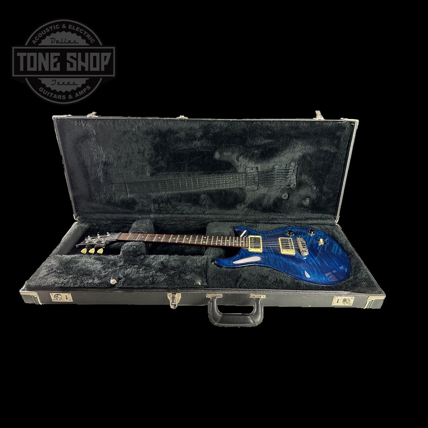 Used 2001 PRS McCarty Whale Blue Moons in case.