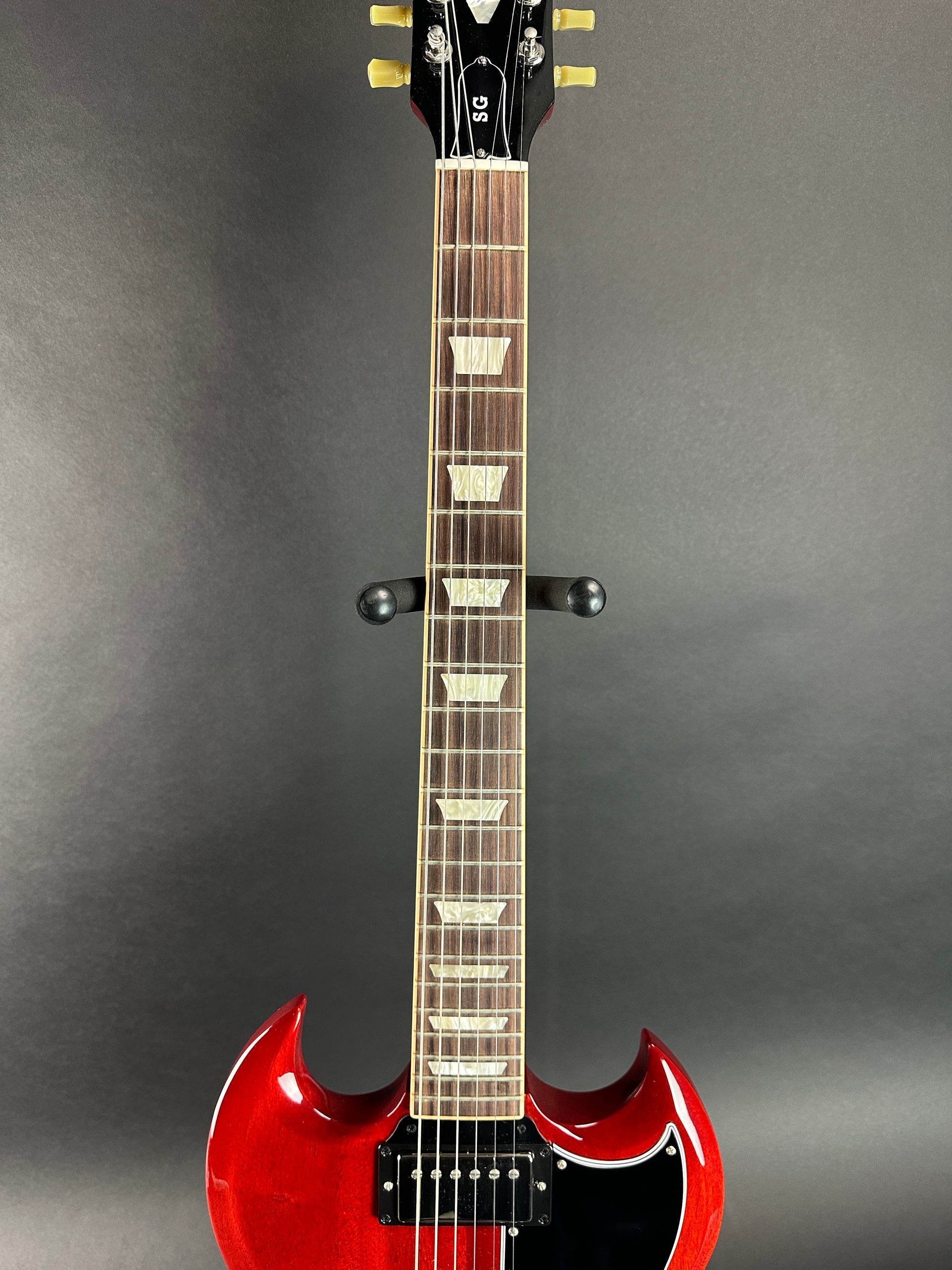 Fretboard of Used 2019 Gibson '61 Reissue SG Cherry.