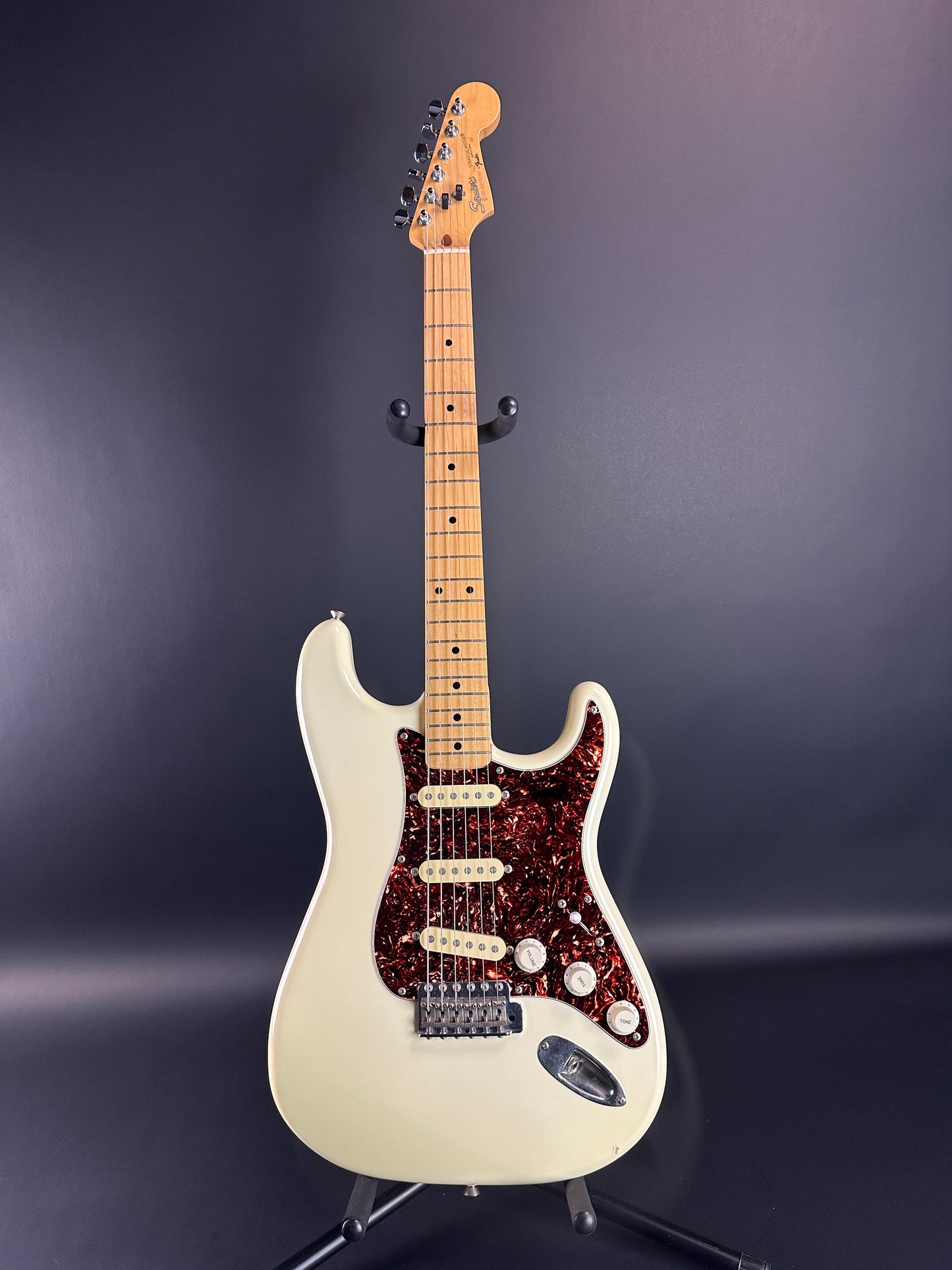 Full front of Used 1987 Squier MIJ Strat.