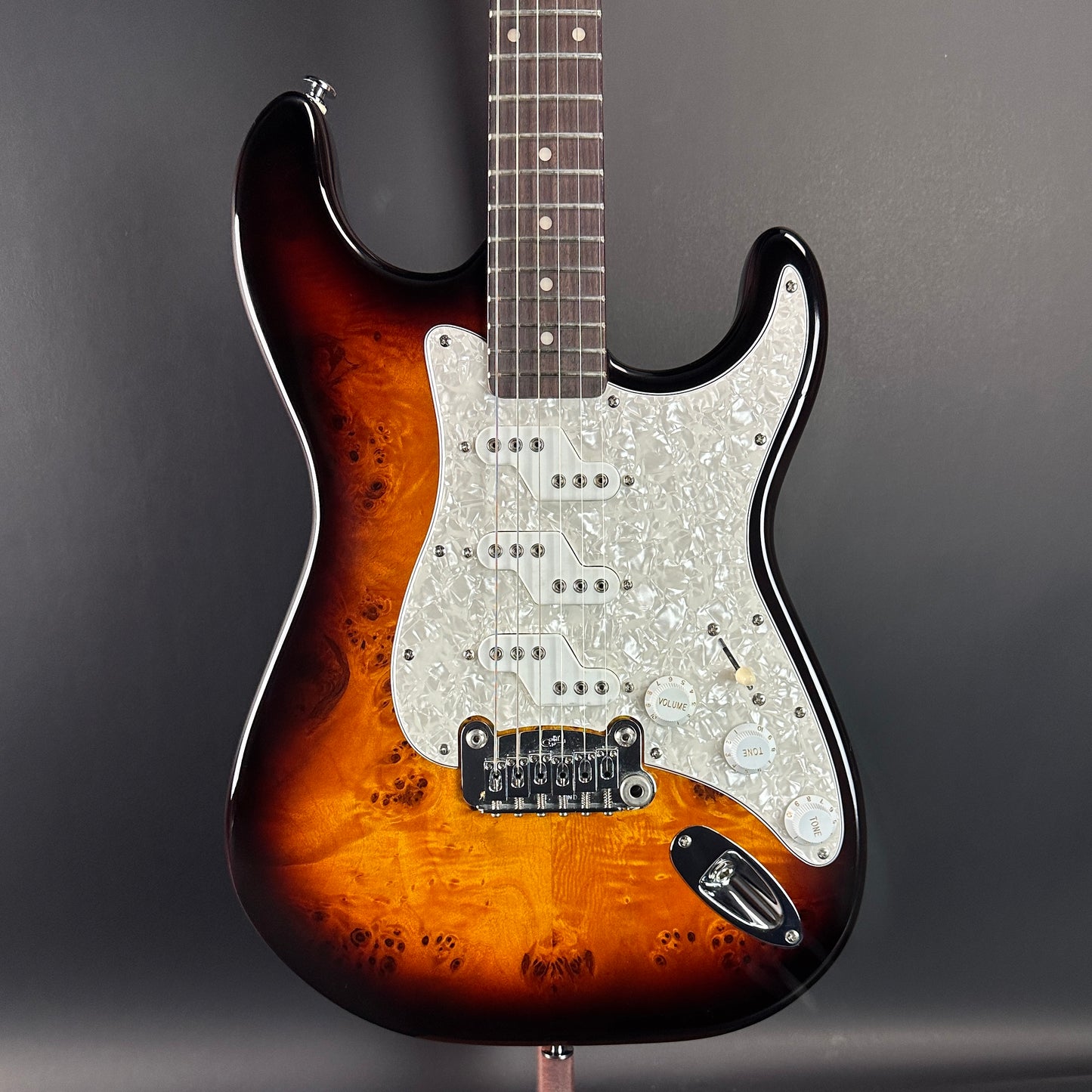 Front of Used G&L Comanche Tribue Sunburst.