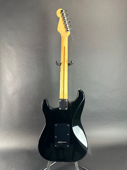 Full back of Used Fender MIM Standard Strat Black.