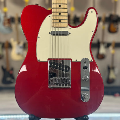 Top of Used 2006 Fender Standard Telecaster MP Chrome Red w/case TSS4538